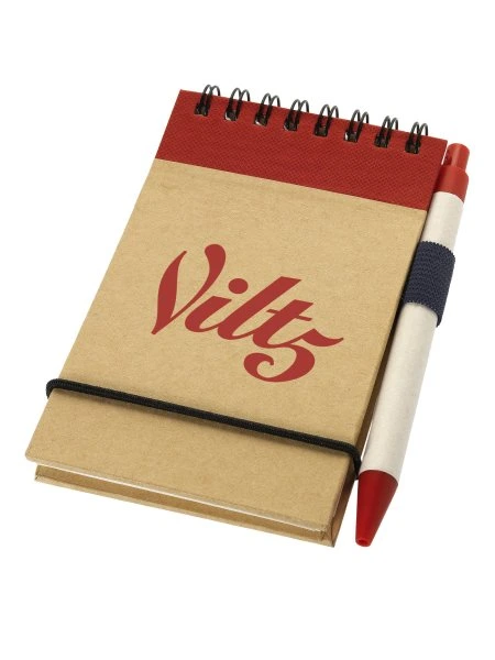 Individueller Notizblock Zuse A7 mit Stift aus Recyclingpapier